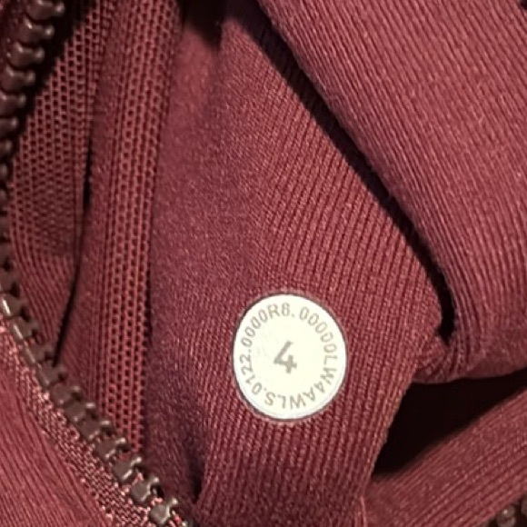 LULULEMON DEFINE JACKET *LUON in CASSIS (CSSI) SZ 4 NWT RARE! - Picture 6 of 10